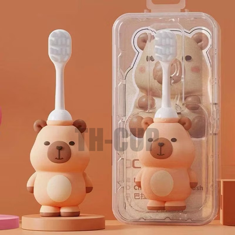 พร้อมส่ง แปรงสีฟันเด็ก ขนนุ่ม ทำความสะอาดช่องปากเด็ก การ์ตูนน่ารัก แปรงสะอาด บรรจุอย่างอิสระ