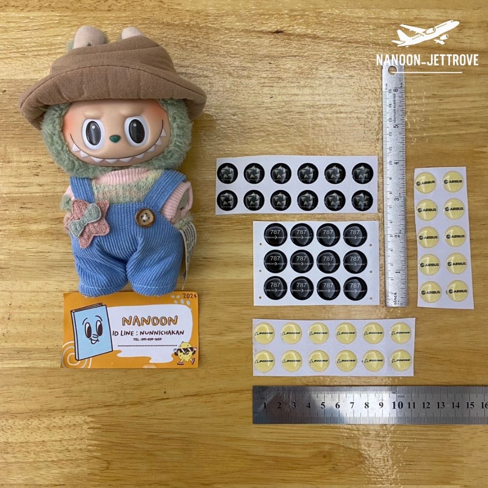 ✨ NEW สติ๊กเกอร์หยดน้ำ Boeing / Dreamliner 787 / Star Alliance / Airbus – Rare