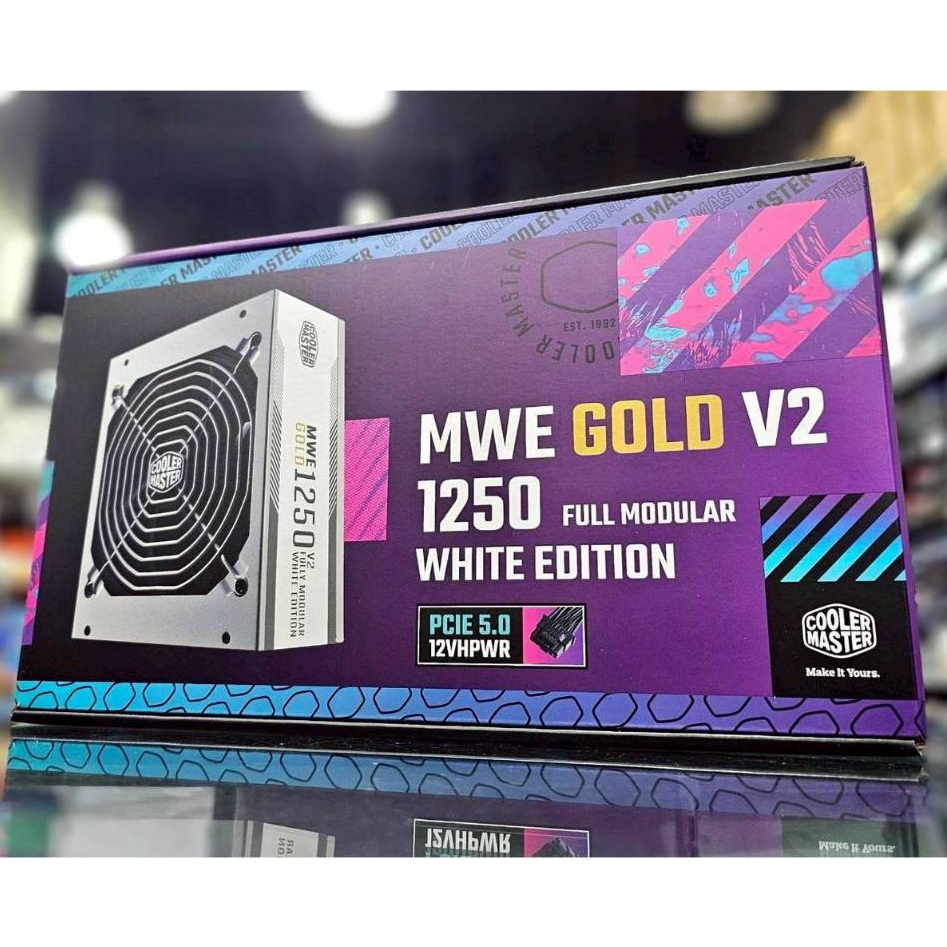 COOLER MASTER MWE GOLD V2 1250 WHITE PSU