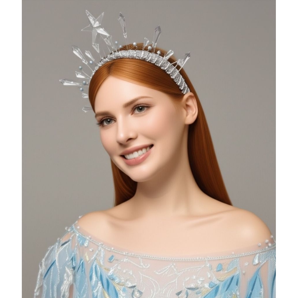 ที่คาดผมคริสตัลใสพร้อมส่​ง​ใน​ไทย​hipaholic​ - รูปที่ 2