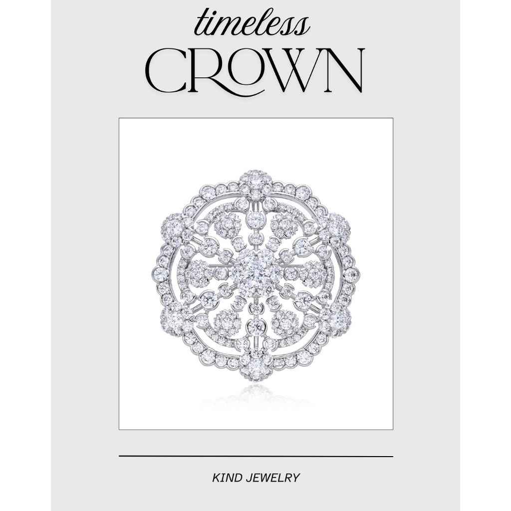 Kind Jewelry เข็มกลัด TIMELESS CROWN BROOCH