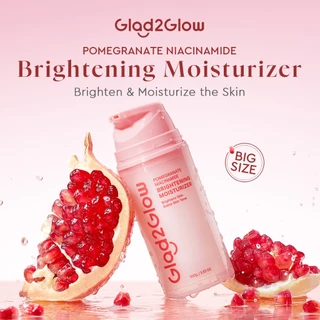 GLAD2GLOW - Pomegranate Niacinamide Brightening Moisturizer (100g)โพเมเกรเนต ไนอะซินาไมด์ ไบรท์เทนนิ่ง มอยส์เจอร์ไรเซอร์