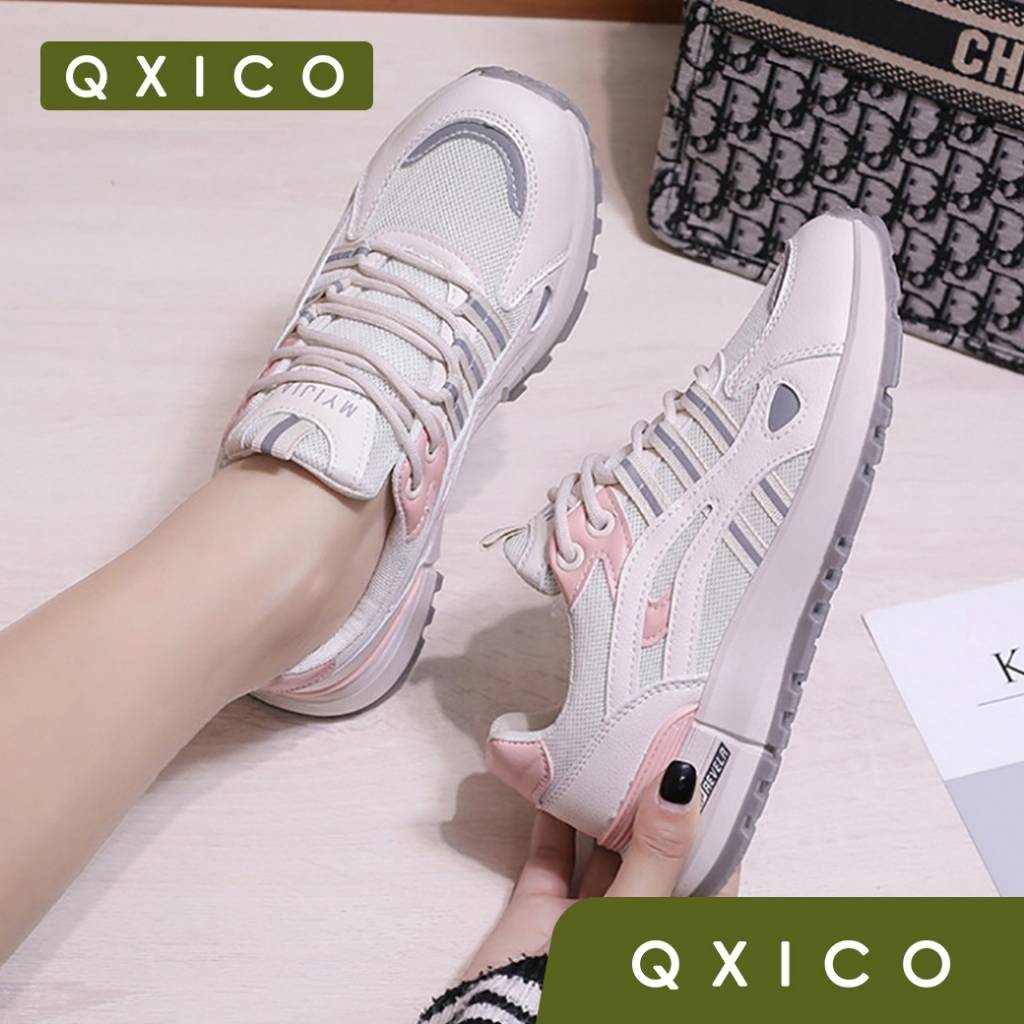 (ส่งด่วน❗️) QXICO รุ่น FQ193 รองเท้าผ้าใบ รองเท้าสนีกเกอร์ รองเท้าแฟชั่น