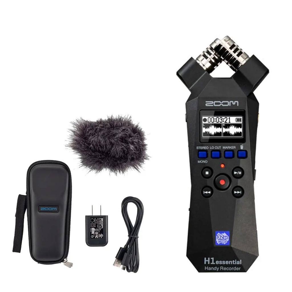Zoom H1e Essential Handy Recorder เครื่องบันทึกเสียงพร้อมไมโครโฟนความละเอียด 32-bit/96kHz (ประกันศูน