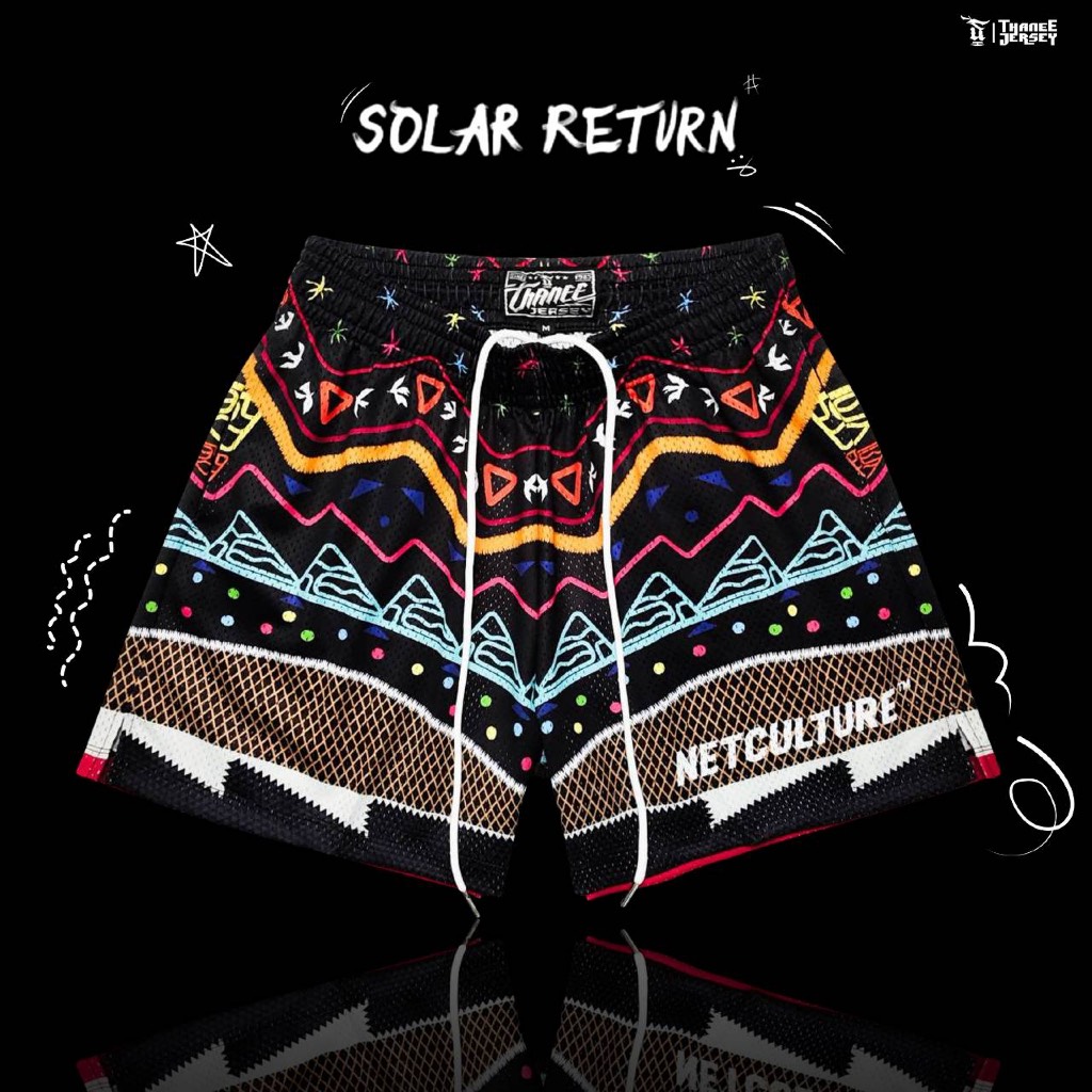 กางเกงกีฬา กางเกงบาสขาสั้น NC SOLAR RETURN เนื้อผ้าพรีเมี่ยม ทรงสวย มีไซส์ใหญ่ถึง 6XL