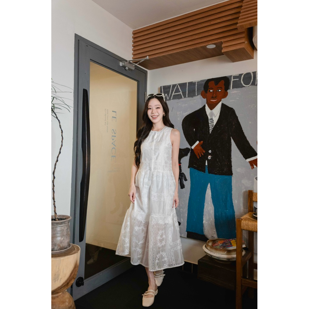 (ลด50%)Apisa.co | Jasmin Dress(สีเหลือง💛ไซส์ S รอพรี 3-5 วัน นอกนั้นพร้อมส่งค่ะ)