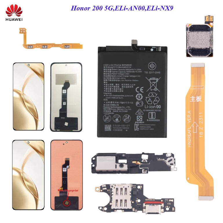 อะไหล่มือถือ Huawei Honor 200 5G,ELi-AN00,ELi-NX9/หน้าจอ LCD