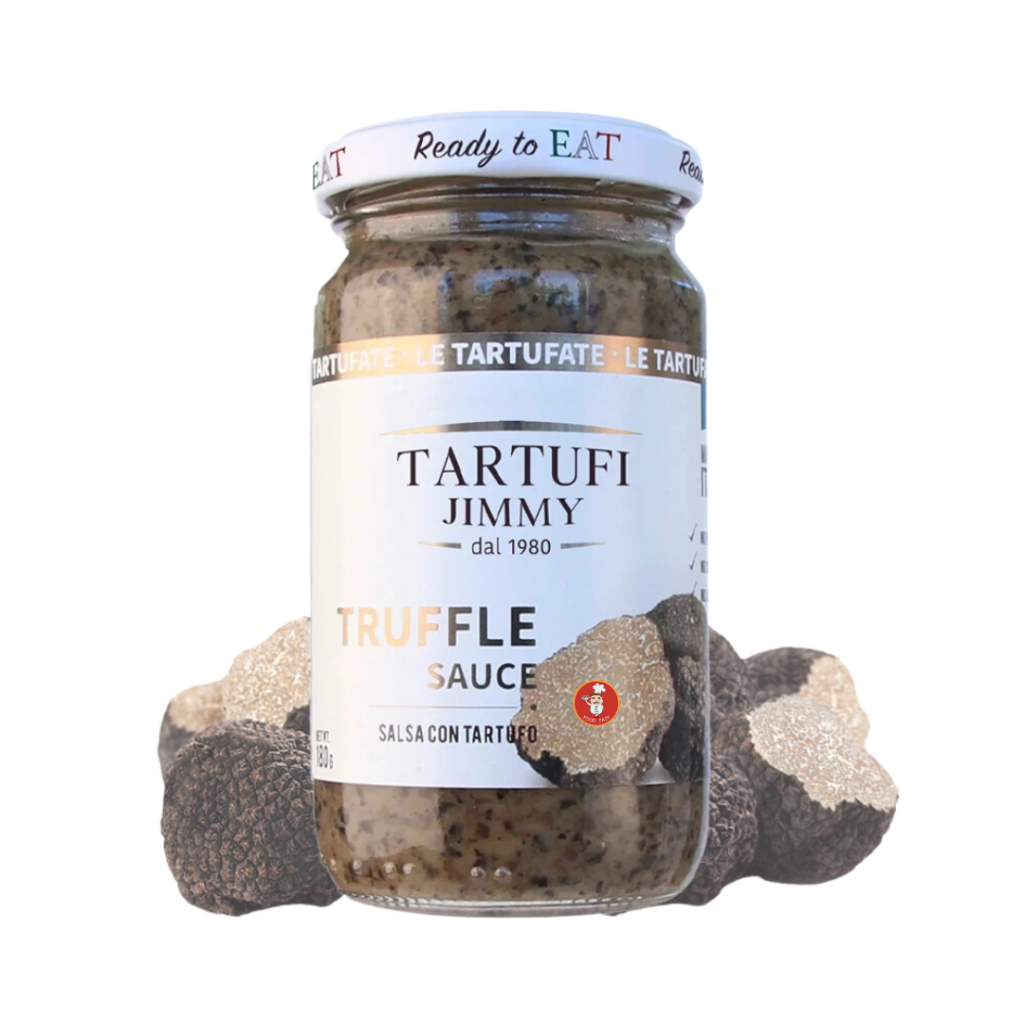 ซอสพาสต้า ทรัฟเฟิล Jimmy Tartufiซอสทรัฟเฟิลล้วน Pasta Suace Truffle 180g