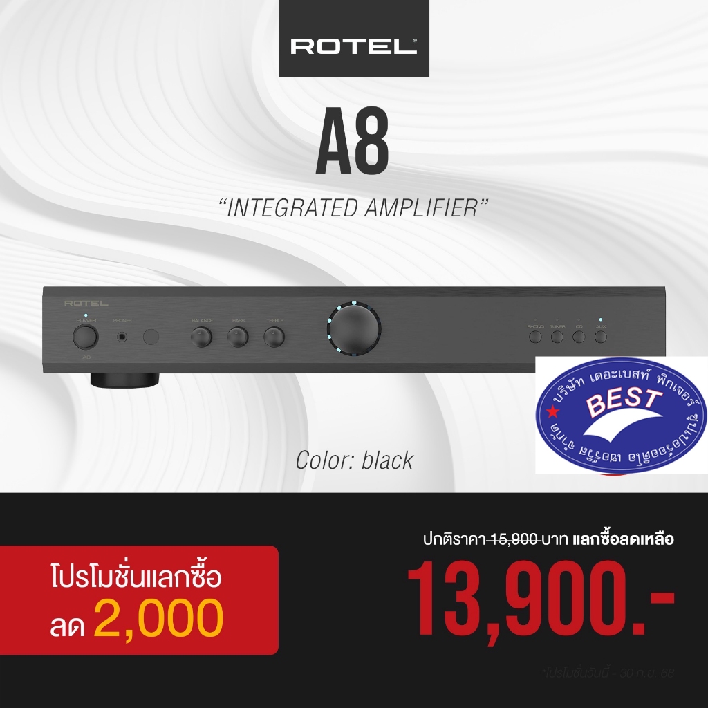 Rotel A8 Stereo integrated amplifier