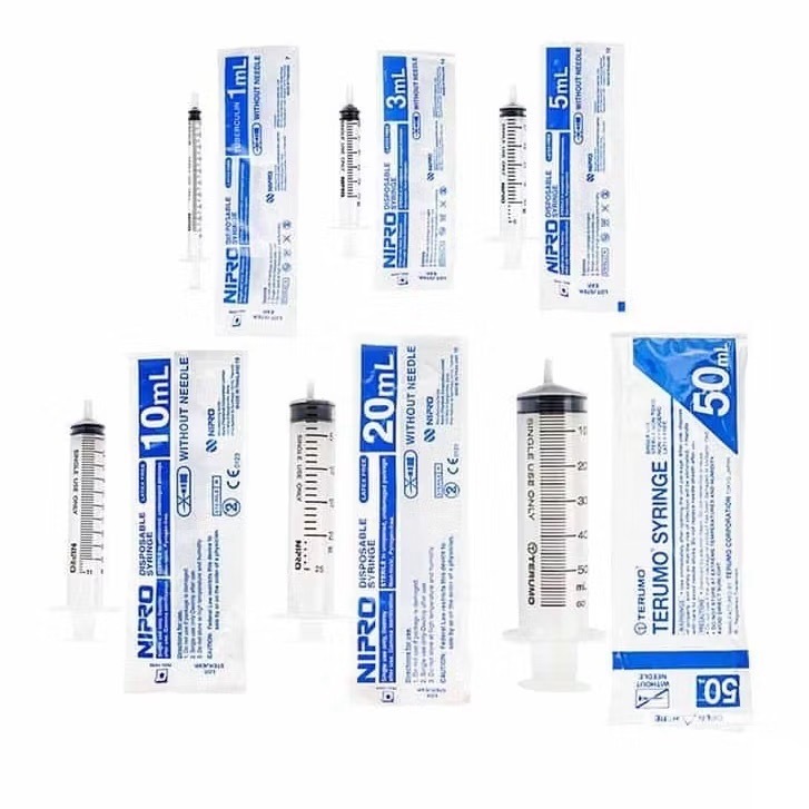 [แพ็ค] Syringe ไซริงค์ กระบอกฉีดยา ไม่มีเข็ม ยี่ห้อ Nipro 1ml 3ml 5ml 10ml 20ml 50ml นิโปร