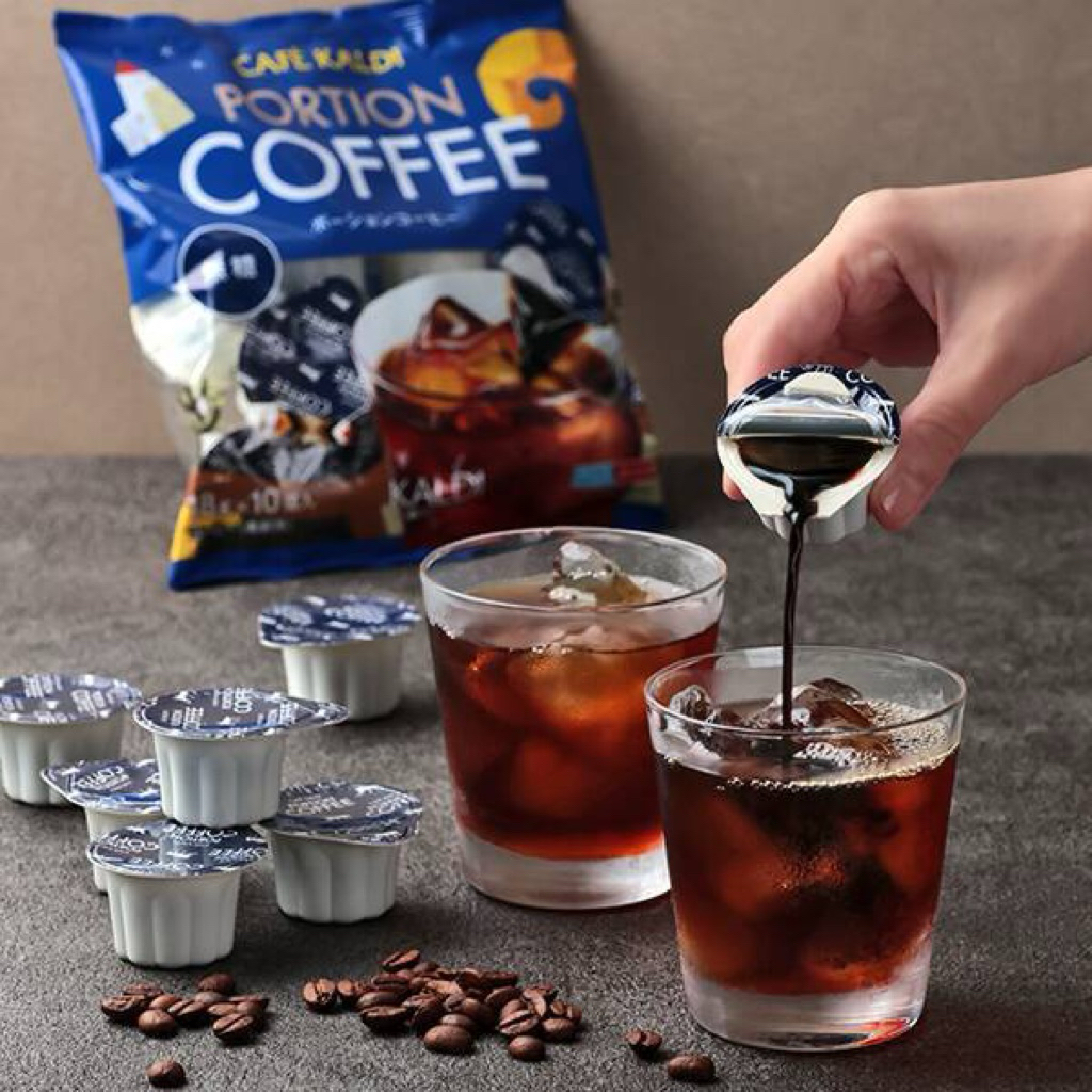 พร้อมส่งในไทย Cafe Kaldi Portion Coffee ทำจากเมล็ดกาแฟบราซิล 100% ชงได้10แก้ว!!