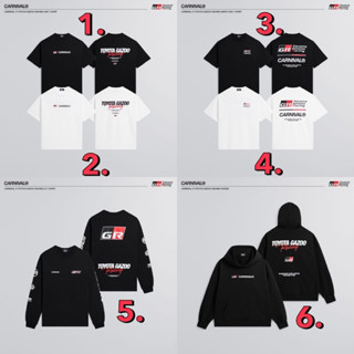 [พร้อมส่ง ของแท้💯%] เสื้อ CARNIVAL® x TOYOTA GAZOO RACING