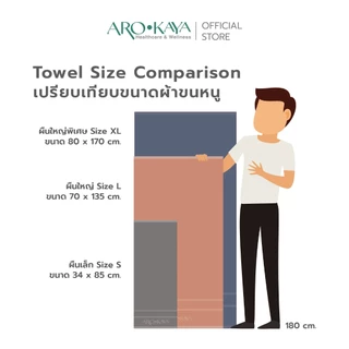 Arokaya ผ้าขนหนู Ultradry ซับน้ำเร็ว แห้งไว ไม่อับชื้น เส้นใยพิเศษ Cotton ผสม Polyester