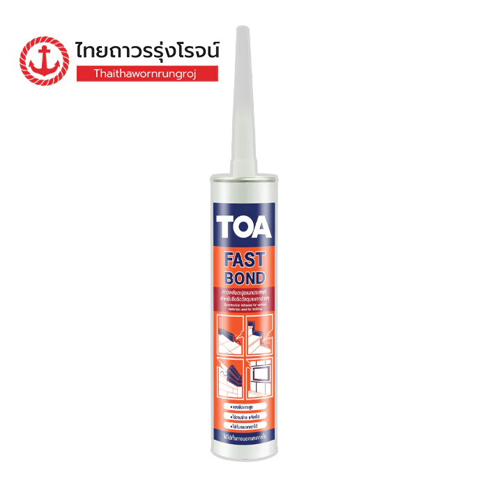 TOA Fast Bond ฟาส บอนด์ ทีโอเอ กาวตะปู 320ml. |หลอด|TTR Store