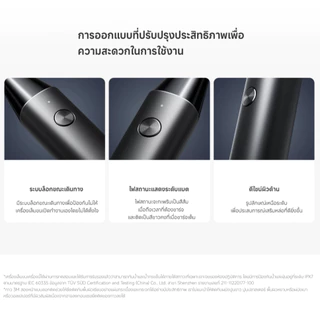Xiaomi UniBlade Trimmer / Replacement Head ที่โกนหนวด I ใบมีดสามทิศทาง I กันน้ำ IPX7 I การชาร์จไร้สานแม่แหล็ก