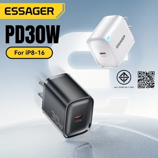 Essager PD30W/20W เครื่องชาร์จ เครื่องชาร์จเร็วแบบ Type-C US/EU มาตรฐาน for ip5-16