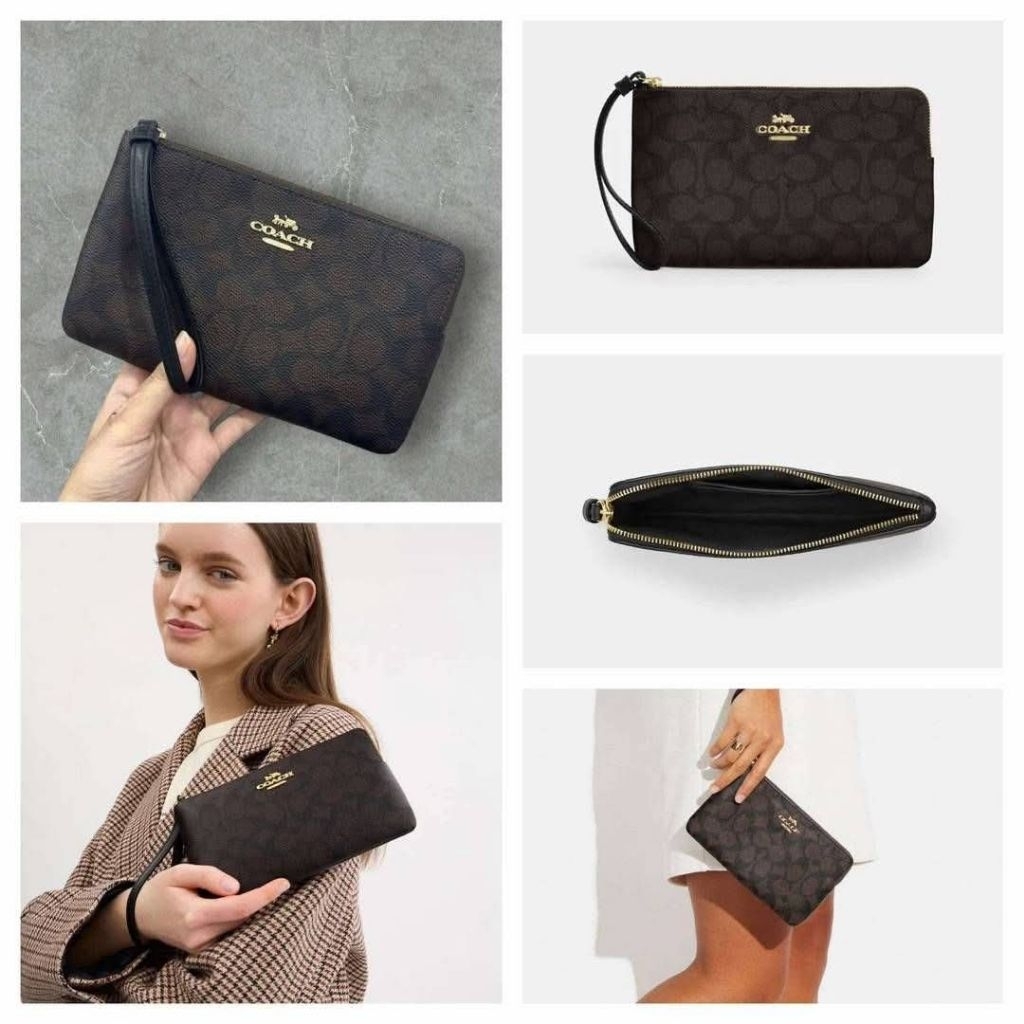 Coach #CZ277 กป.คล้องมือ 1 ซิป ไซส์ L