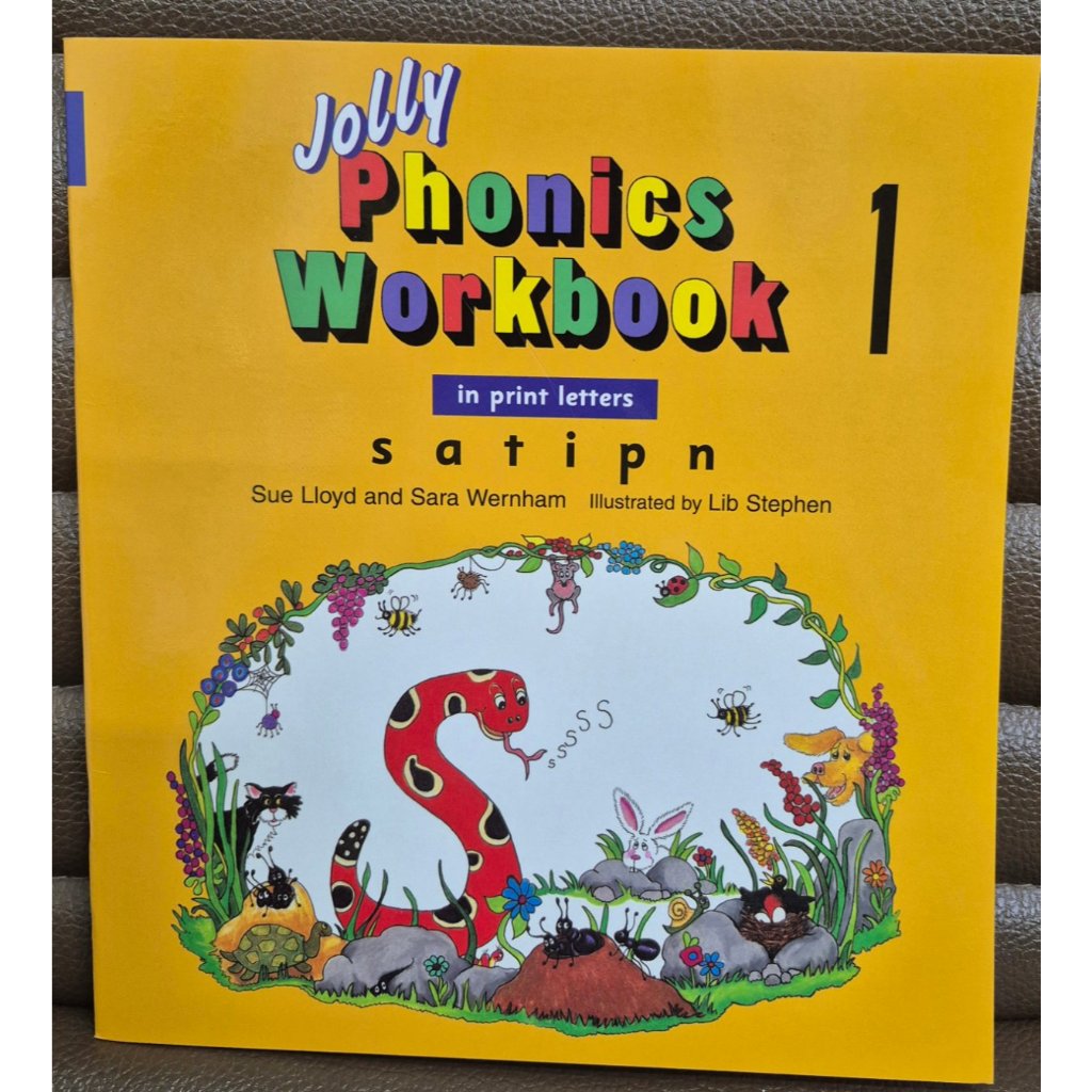 PP ปกเหลือง Jolly phonics workbook 1  Group 1 - ai, j, oa, ie, ee, or: In Print Letters