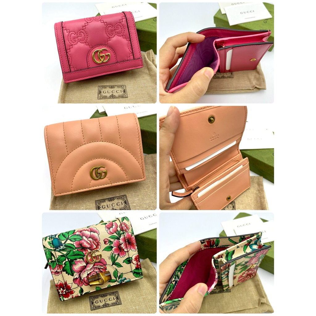 พร้อมส่ง 🔥Sale 9999🔥 กระเป๋าสตางค์ ที่ใส่บัตร gucci ขนาด : 11x8ซม