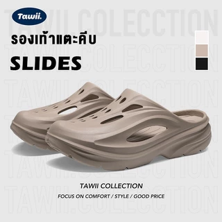 Tawii. รองเท้าแตะ รองเท้าแบบสวม รองเท้าหัวโต รองเท้าแตะมีรู UNISEX รองเท้าแตะลําลอง มี 3 สี