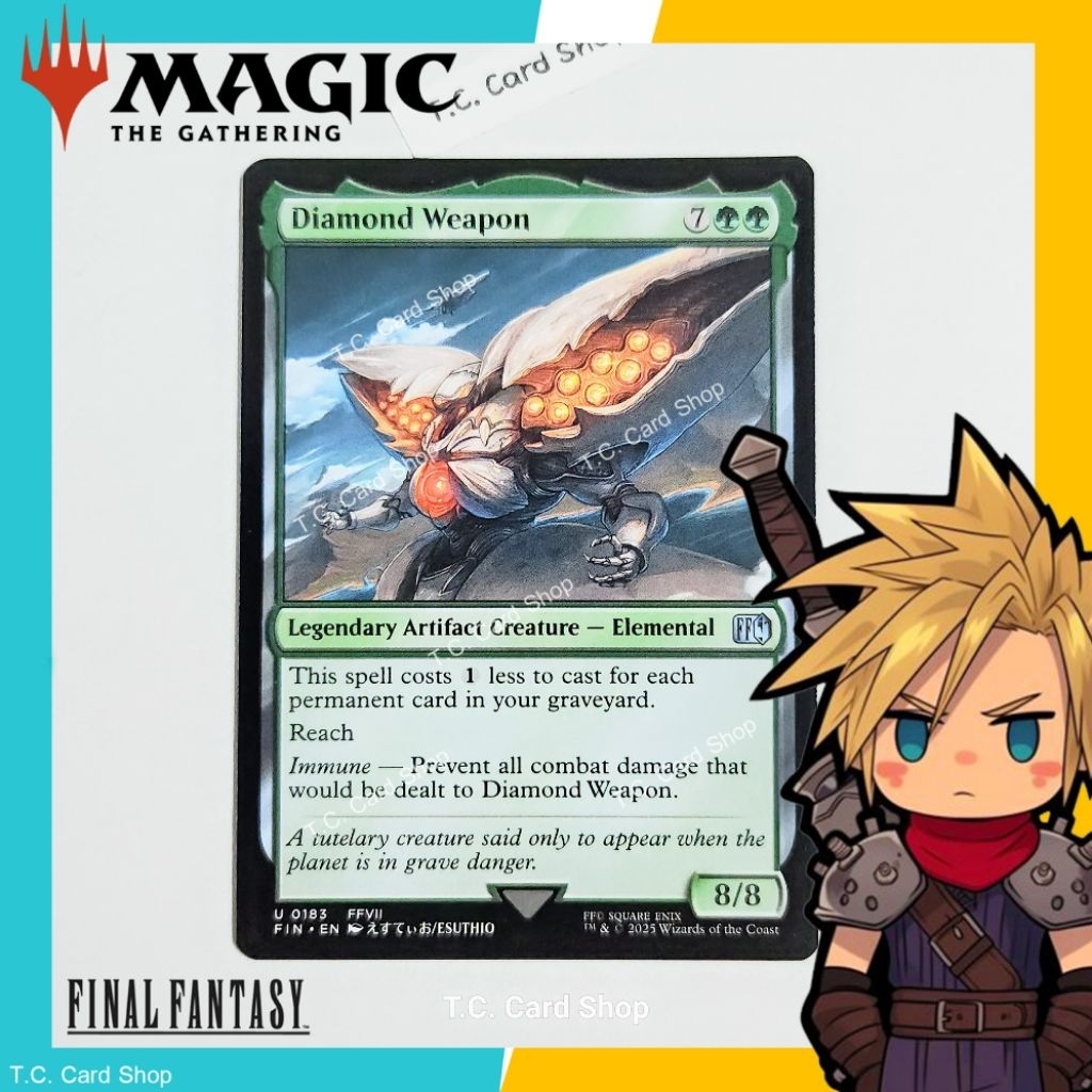 Daimond Weapon - U0183 FFVII - Final Fantasy - Magic the Gathering (MTG) (FIN)