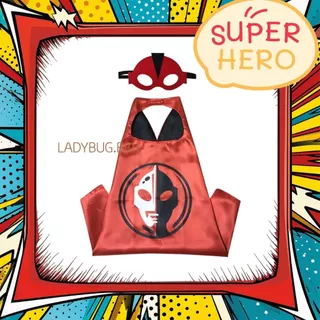 Ladybug ชุดคอสเพลย์ ชุดคลุมฮีโร่ ซุปเปอร์ฮีโร่ ผ้าคลุมไหล่ หน้ากาก สําหรับเด็ก พร้อมส่ง