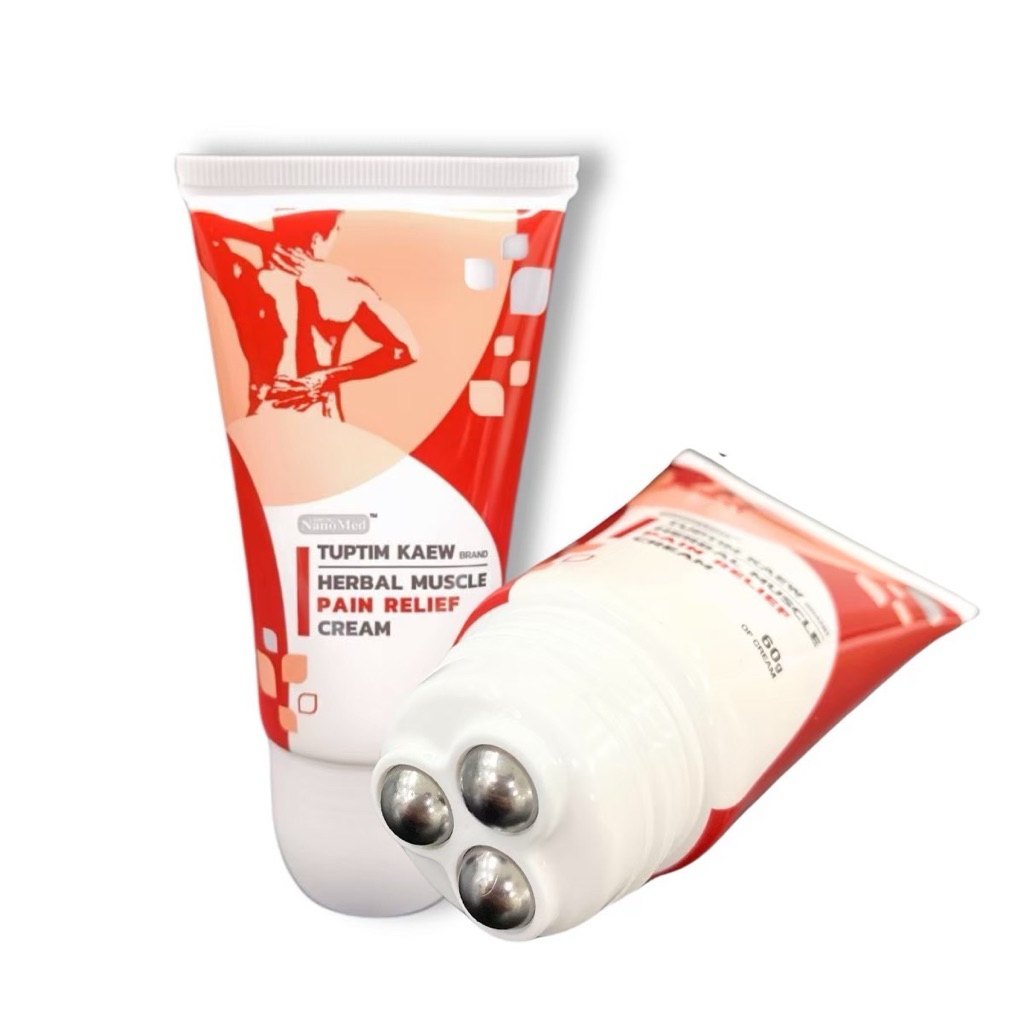 TUPTIM KAEW Herbal Muscle Pain Relief Cream 60 g.