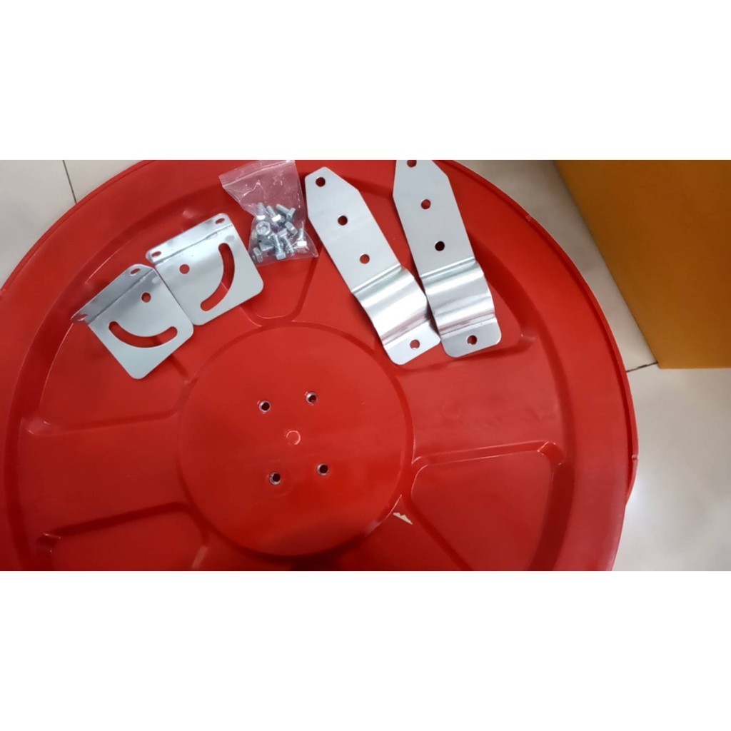 [ ส่งในไทย ] กระจกโค้งจราจร กระจกจราจร  กระจกนูน กระจกโค้ง ยึดตึดกำแพง ติดผนัง ติดเสา มุมกว้าง - รูปที่ 5