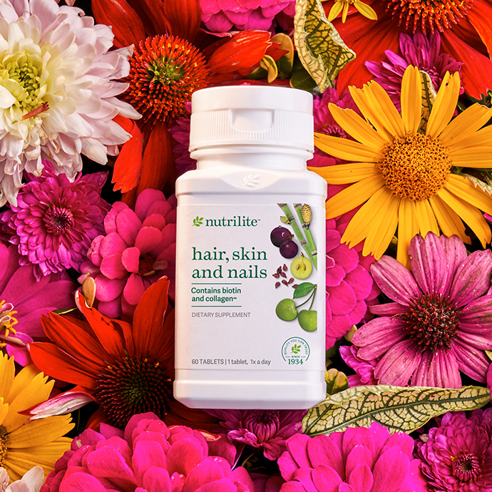 Amway Nutrilite USA SHN Hair skin nail health คอลลาเจน 60เม็ด*นำเข้าสูตรเข้มข้นกว่าของไทย*