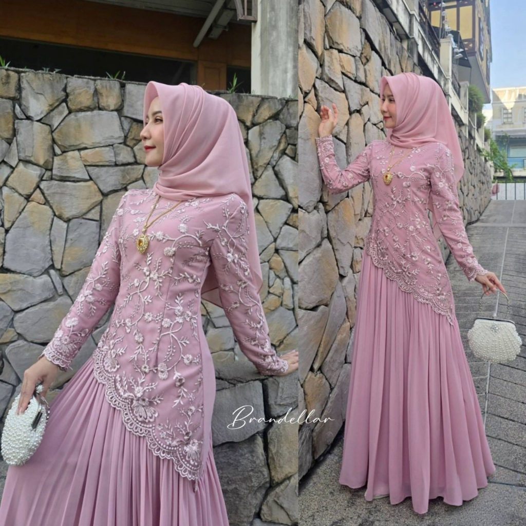 Dress ออกงานอิสลาม พร้อมส่ง