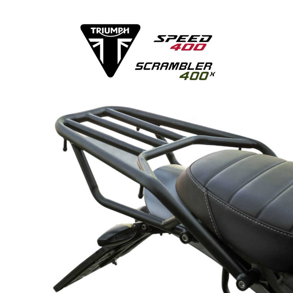 แร็คท้าย {สำหรับ} Triumph Scrambler 400 X และ Speed 400 / Top Rack Scrambler 400 X & Speed 400
