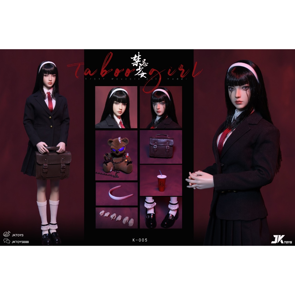 JKTOYS K-005 1/6 : Taboo girl Tomie cosplay