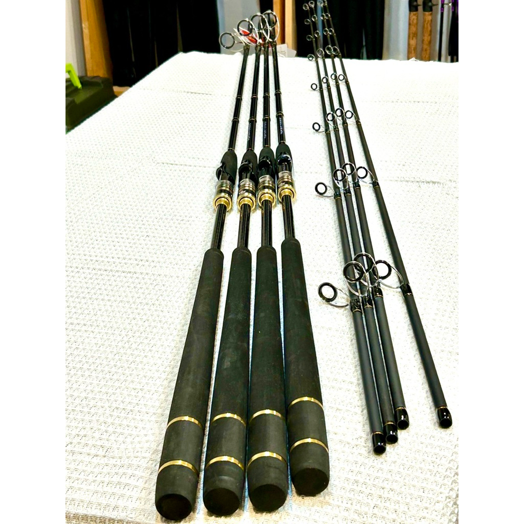 คัน Komi  Grand Slam Spinning  คันหน้าดินชายฝั่งเหยื่อสด 9ฟุตเวท15-30 น้ำหนักเหยื่อ 20-50g ไกด์7+1 1