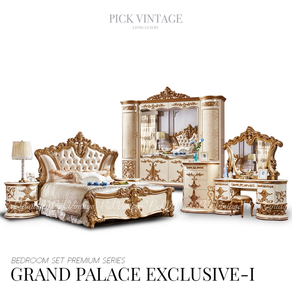 GRAND PALACE EXCLUSIVE-I BEDROOM SET PREMIUM SERIES : ชุดห้องนอนหลุยส์ พรีเมี่ยม รุ่น แกรนด์พาเลซ เอ