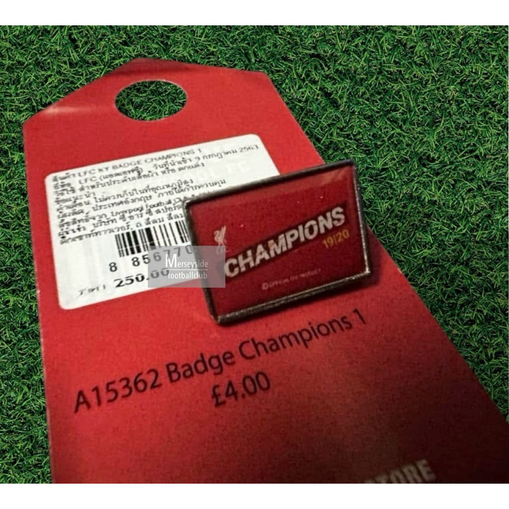 เข็มกลัด Liverpool FC EPL Champions 19/20