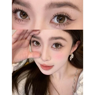 [ 2คู่-8% 3คู่-10%] Midroo 0.00-8.00 คอนแทคเลนส์ เลนส์ธรรมชาติขนาดบิ๊กอาย Butterd Bean 14.2มม เลนส์มีค่าสายตา รายเดื