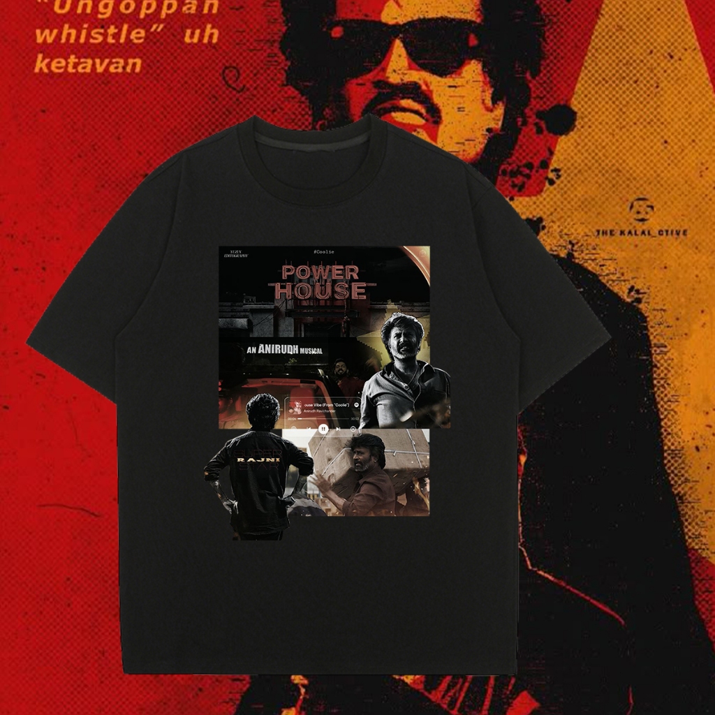 SUPERSTAR RAJINI T-shirt รูปภาพตลก หล่อ ภาพ T-shirt ความสะดวกสบายในการสวมใส่ soft and comfortable