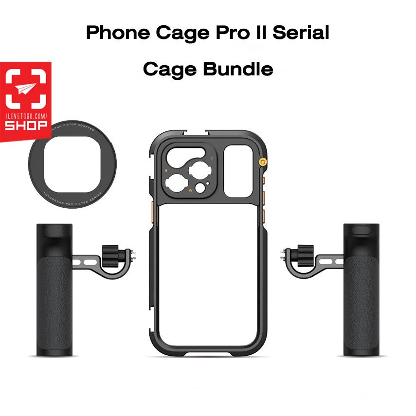 Fotorgear - Phone Cage Pro II Series Kit for lPhone 15