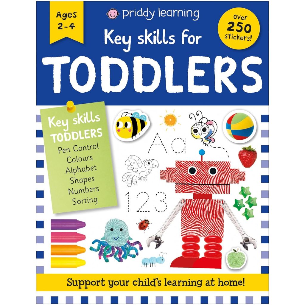 DKTODAY หนังสือ PRIDDY : KEY SKILLS FOR TODDLERS AGES 2-4