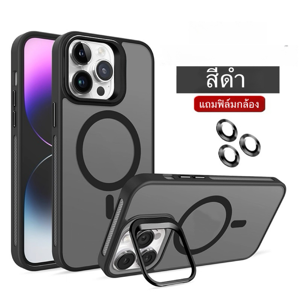 เคสอะคริลิค กันเลนส์กล้อง กล้องเงา เคสชาร์จได้ สำหรับ for iPhone 11/12/13/14/15/Pro/max 15Promax；14Promax；13Promax รูปที่ 7