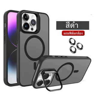เคสอะคริลิค กันเลนส์กล้อง กล้องเงา เคสชาร์จได้ สำหรับ for iPhone 11/12/13/14/15/Pro/max 15Promax；14Promax；13Promax