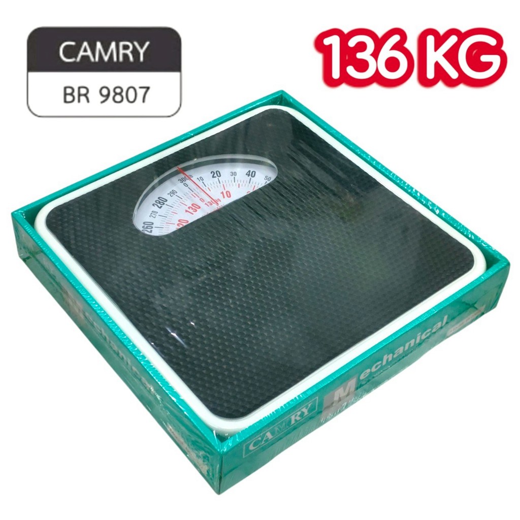 เครื่องชั่งน้ำหนักบุคคล แบบเข็ม ระบบสปริง BR9807 CAMRY (04-2435)