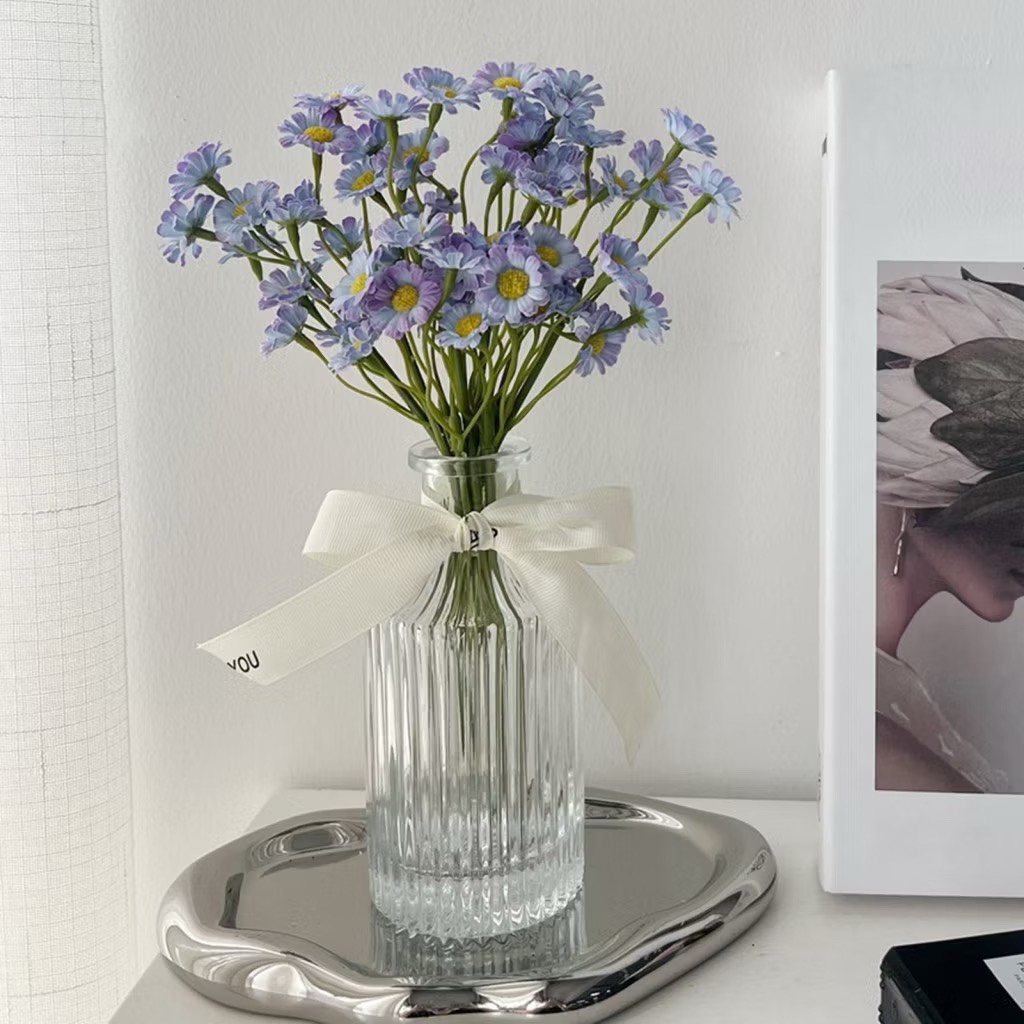 ร้านไทย🌼 ดอกเดซี่ปลอม รุ่นมินิ ก้านสั้น ดอกคาโมมายล์ปลอม Chamomile Daisy ดอกคาโมมายล์ ดอกเดซี่ ดอกไม้ปลอม มินิมอล - รูปที่ 6