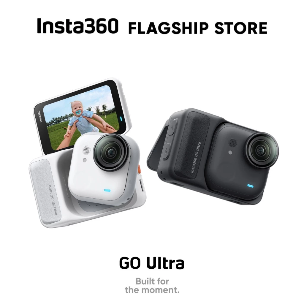 Insta360 GO Ultra กล้องแอคชั่น ถ่ายวิดีโอ 4K เชื่อมต่อ ทุกที่ทุกเวลา Video POV Action Pocket Camera