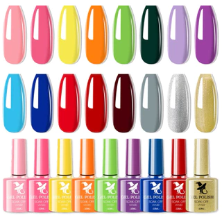 น้ำยาทาเล็บเจล 48 สี ขนาด 10ml. อัปเกรดใหม่ สีแน่นกว่าเดิม เหมาะทั้งใช้เองและร้านทำเล็บ