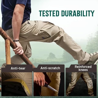 เนื้อยีนส์หนา ผ้ายืด IX9 กางเกงคาร์โก้ กางเกงยุทธวิธี แนว Tactical ไซส์ S-2XL