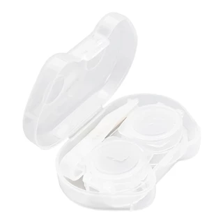 Midroo ตลับคอนแทคเลนส์ Cat Cute Case เรียบง่ายและน่ารัก กล่องเลนส์แบบพกพา Contact Lens Case