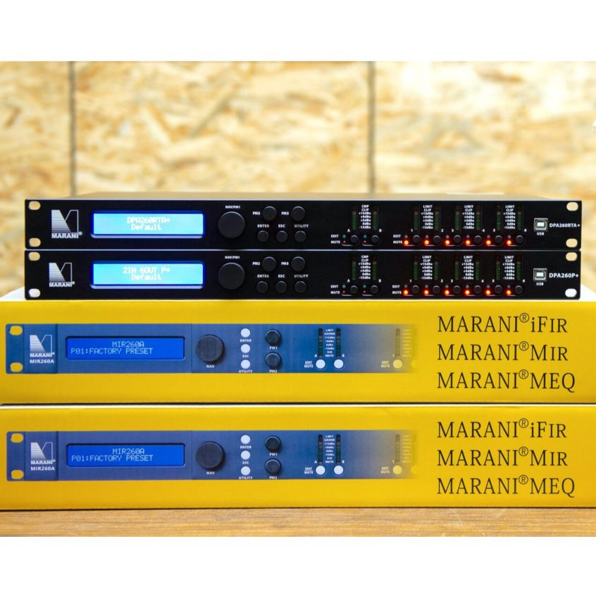 *แท้*ครอสดิจิตอล DriveRack MARANI DPA260P+ loudspeaker processor รุ่นใหม่  ครอสโอเวอร์ P+ DPA 260