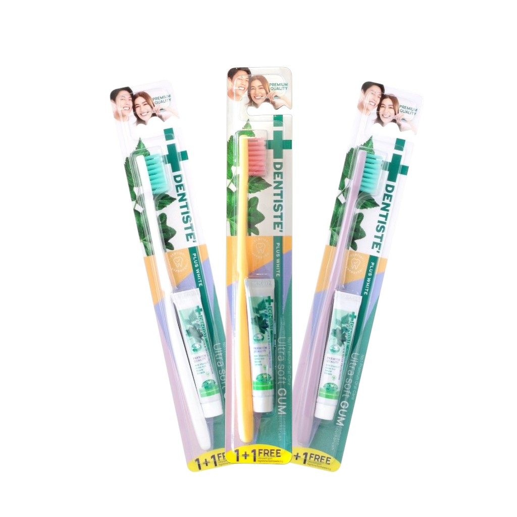 แปรงสีฟันเดนทิสเต้ Dentiste Ultra soft GUM รุ่นอัลตร้า ซอฟท์ กัม คอมแพค