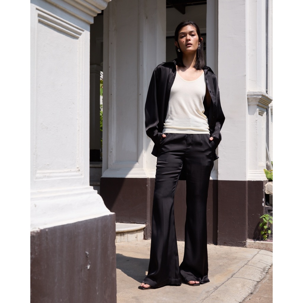 AMR DE SAISON ( AIMER ) - Classic Flared Trousers กางเกงขายาว ขาบาน